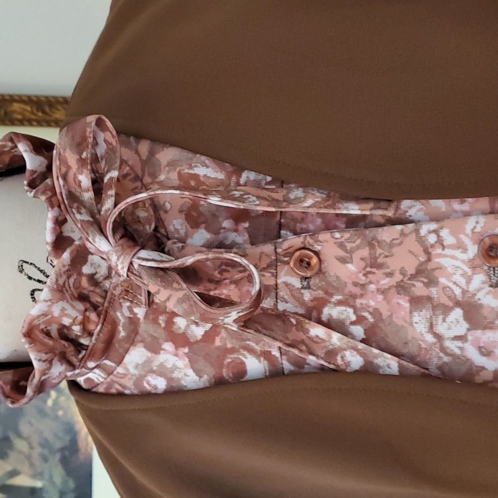 RARE! perfect condition 1970's dress and vest - Picture 2 of 12